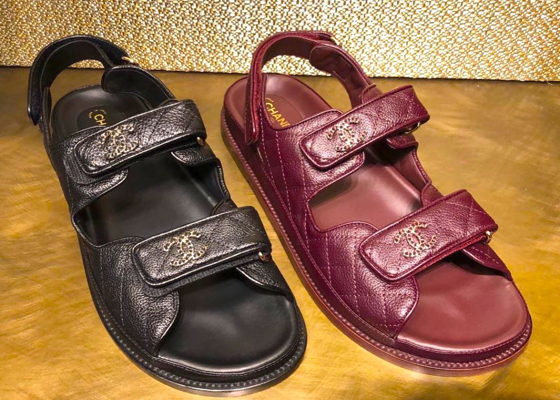 Brand New Chanel Dad Sandals. Chanel Sandals Pre order 🇮🇹🇮🇹, Luxury,  Bags & Wallets on Carousell