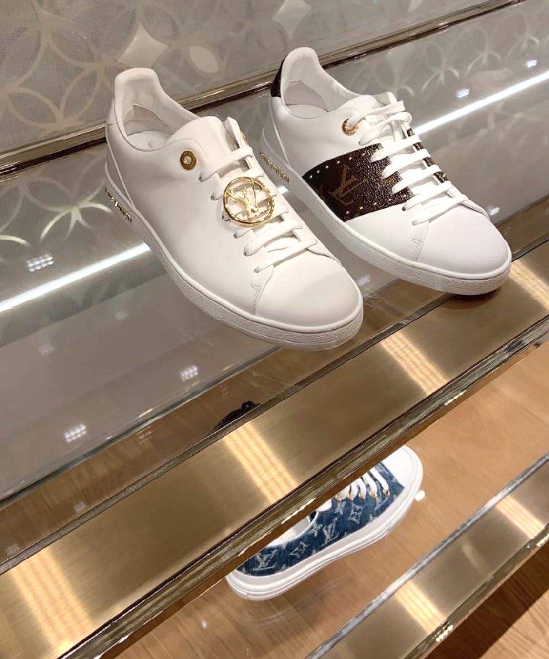 Brand New Louis Vuitton Frontrow Sneakers. Louis vuitton white sneakers  womens PRE ORDER 🔥🔥, Women's Fashion, Footwear, Sneakers on Carousell