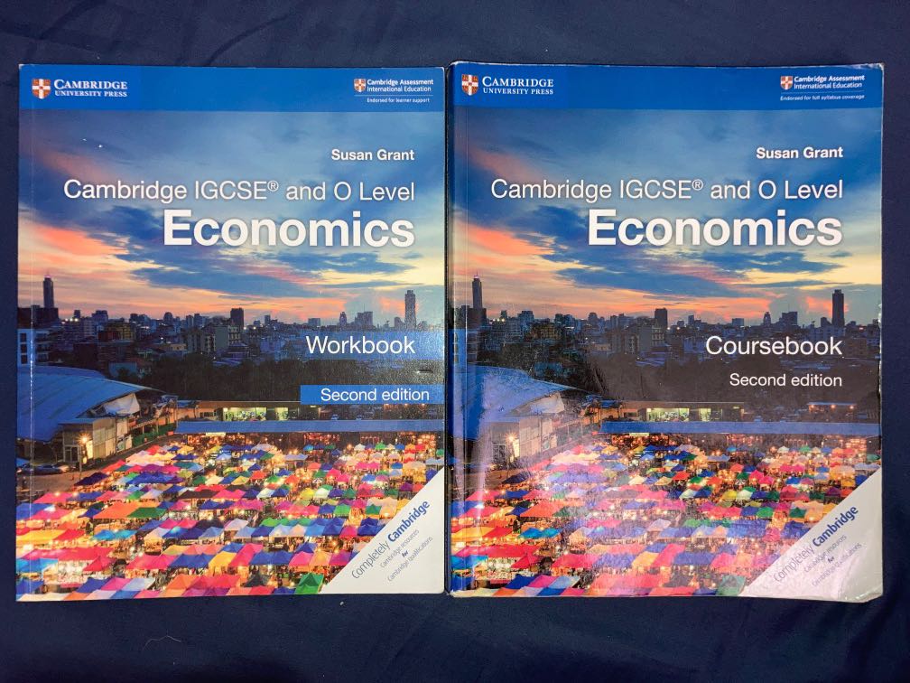 !!LEFT WITH WORKBOOK Cambridge IGCSE and O level Economics Coursebook ...