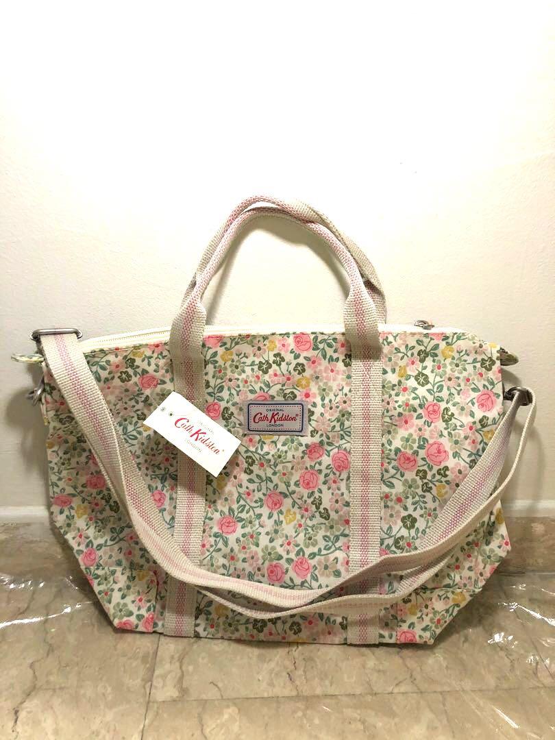 Cath kidston white shop floral bag