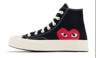 cdg converse womens size 6