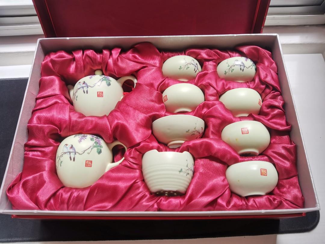 Ceramic Teapot Set, Furniture & Home Living, Kitchenware & Tableware