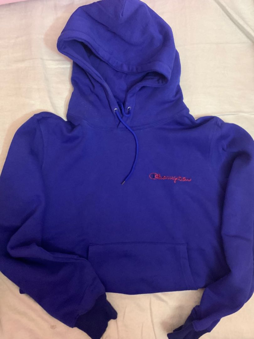 Electric blue champion hoodie clearance