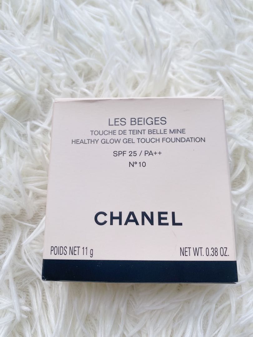 Chanel] Les Beiges Glow Gel Touch Foundation TOUCHE DE CUSHION+Sample+Pouch