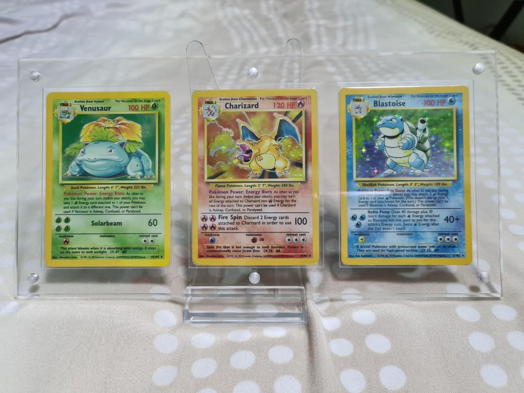 CHARIZARD MINT BASE SET COLLECTION 100% COMPLETE HOLOS 1-16 BGS BLASTOISE