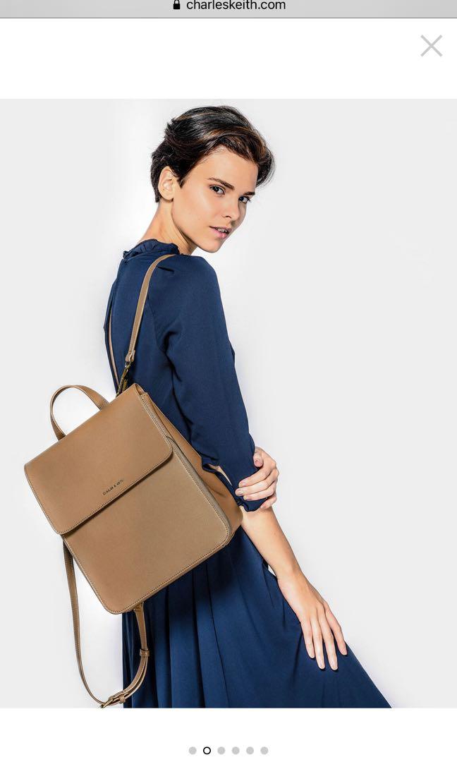Charles Keith Top Handle Backpack