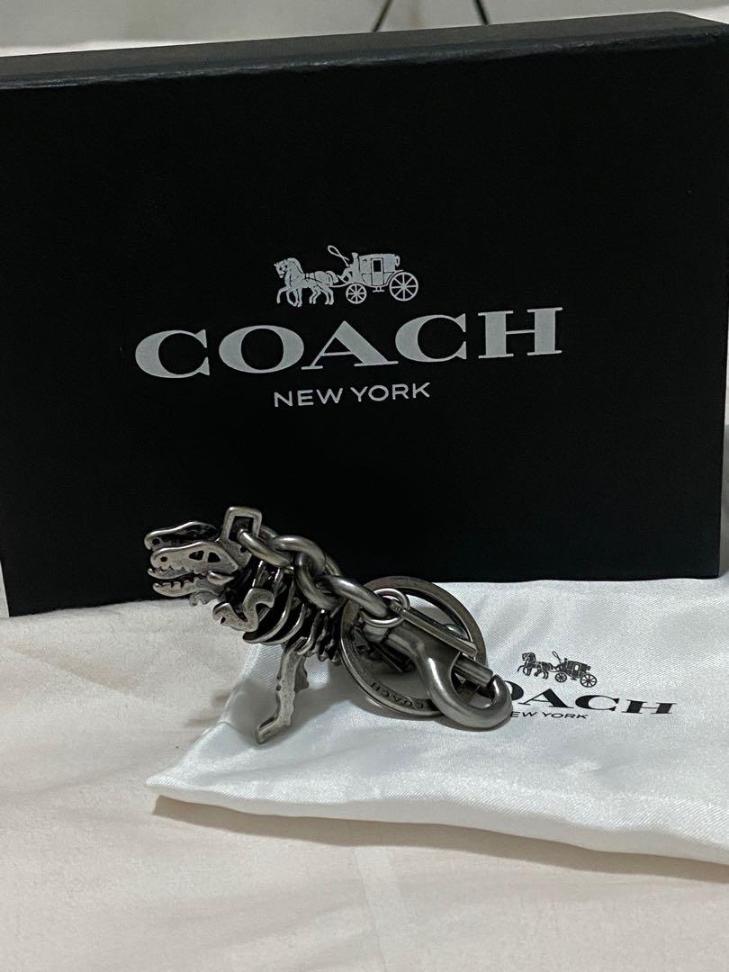 Rare 🦕 Coach Tricky Bag Charm Keychain Rexy Beasts Dinosaur