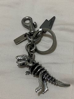 Coach t rex keychain discount