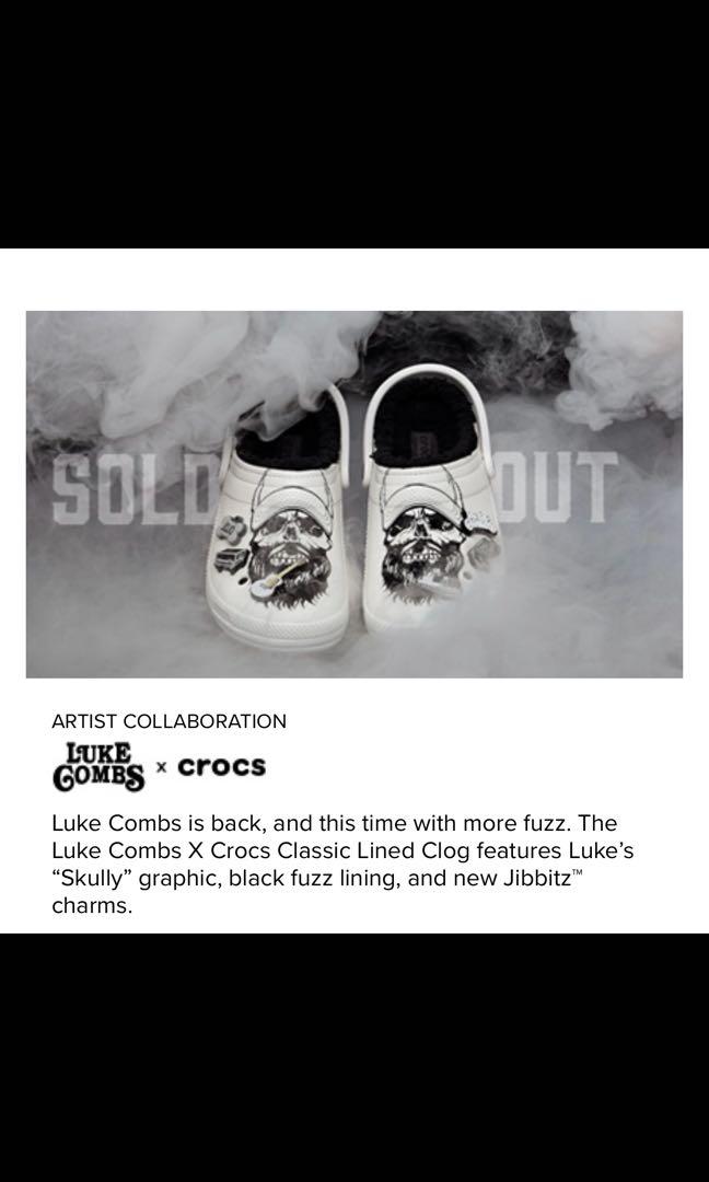 Crocs limited edition LUKE COMBS