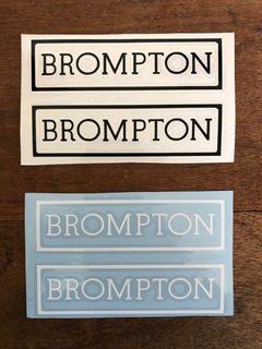 Custom brompton sticker