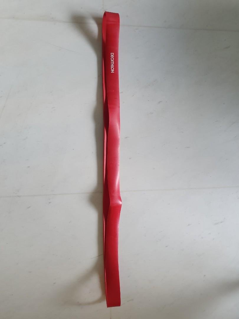 Decathlon resistance band medium Sports Equipment Exercise Fitness Toning Stretching Accessories on Carousell