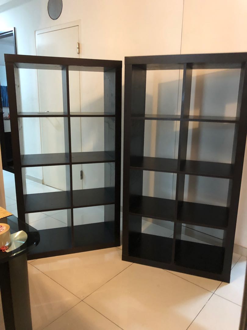 IKEA Kallax Shelving Unit Double sided bookcases or bookshelves, Furniture & Home Living