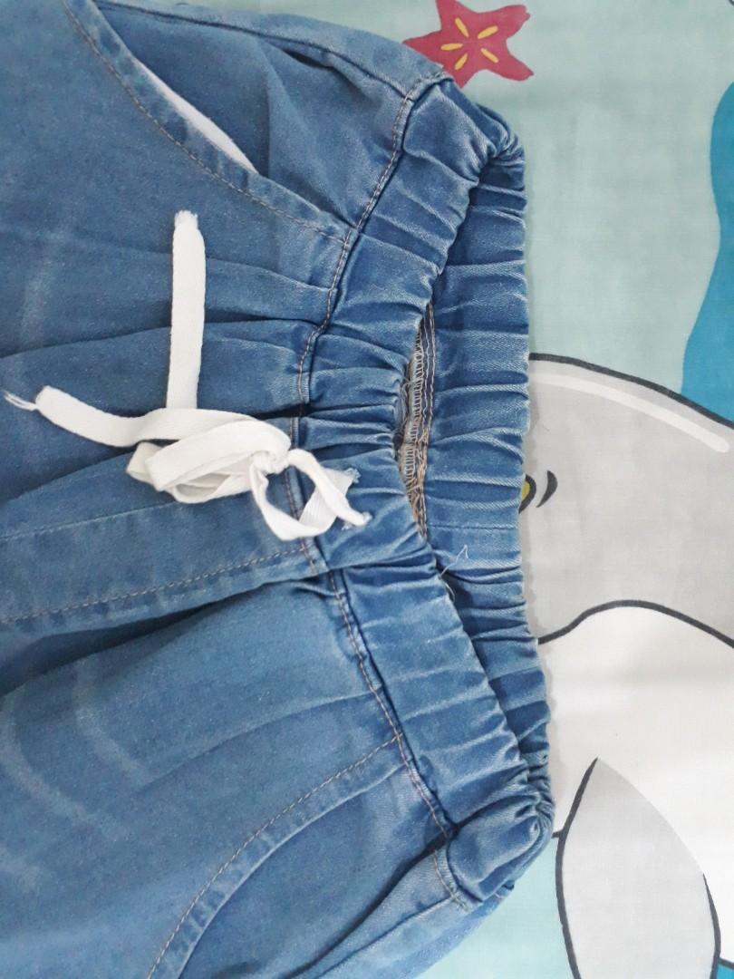 Elastic jogger jeans clearance