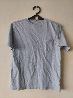 Plain Gray Shirt with Pocket