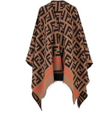 fendi logo shawl