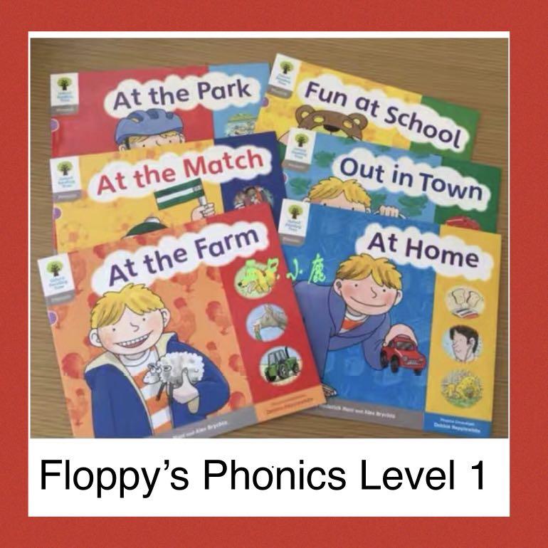 Floppy's Phonics Level 1 and 2 (48 books) Oxford Reading Tree 