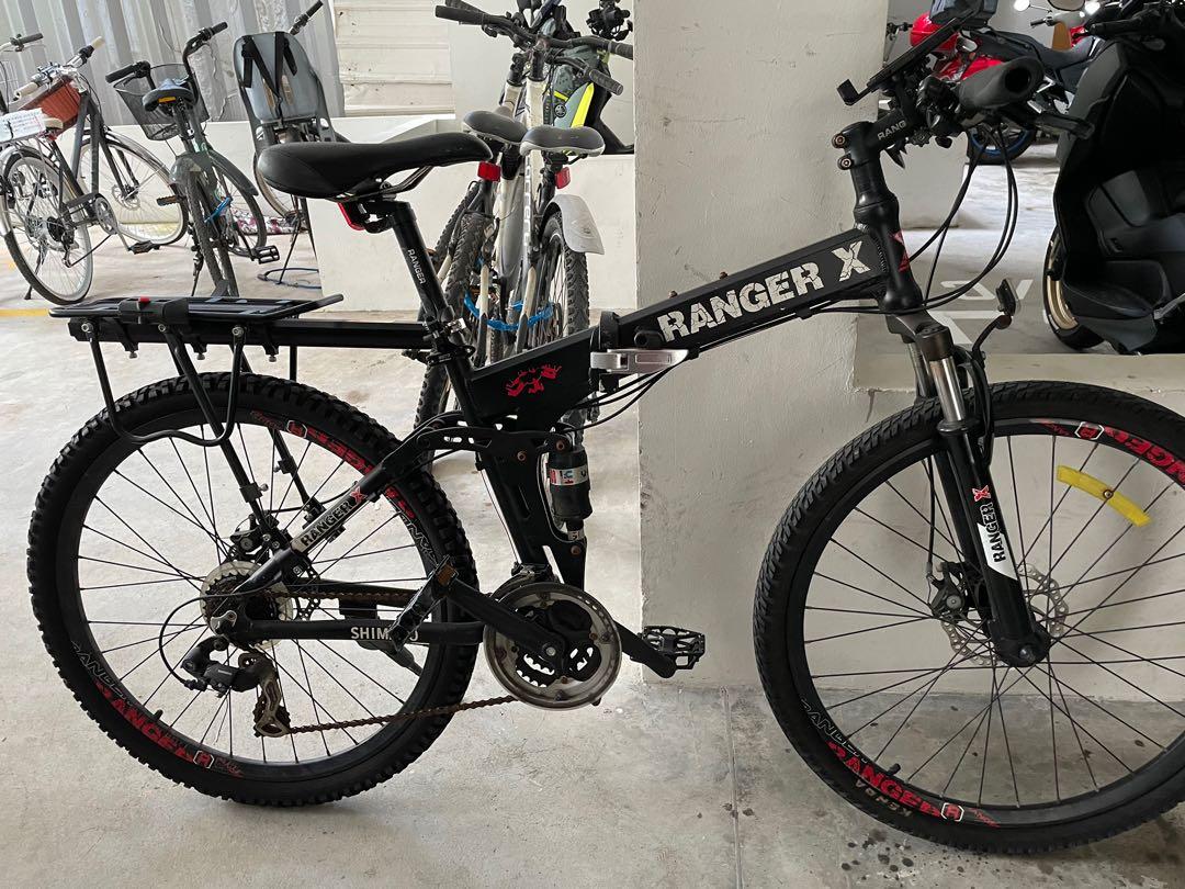 ranger x foldable mountain bike