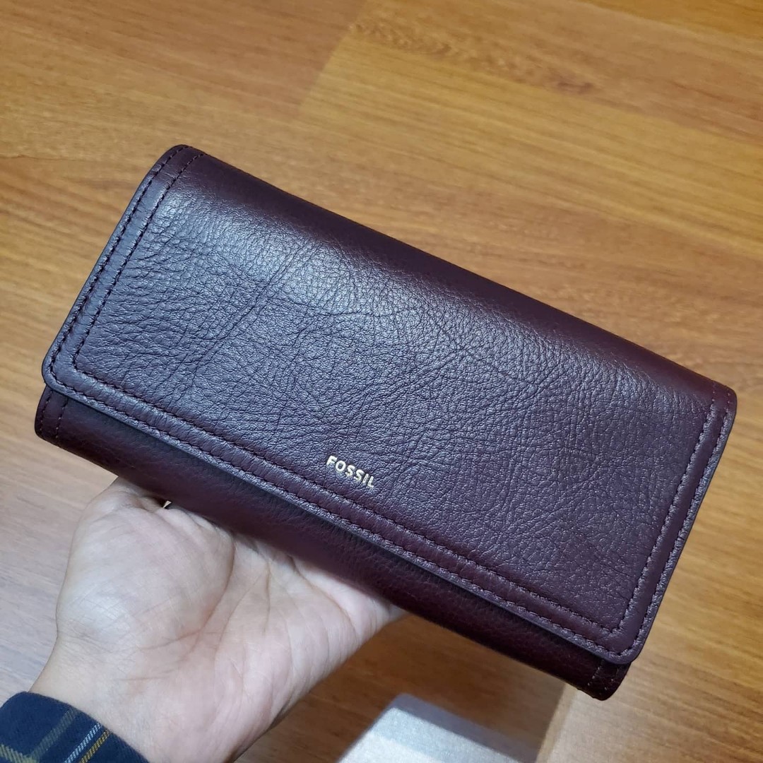 Fossil logan flap wallet outlet