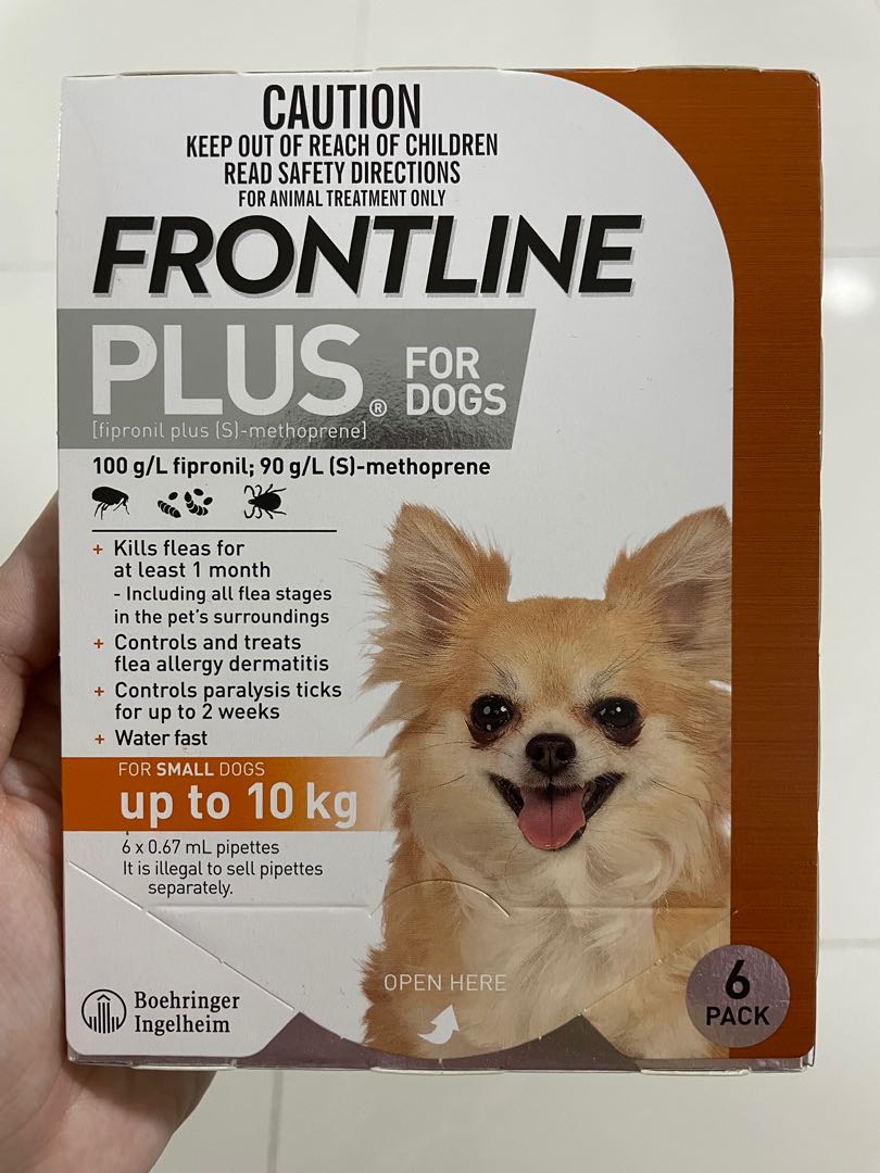 frontline plus small dogs 12 pack