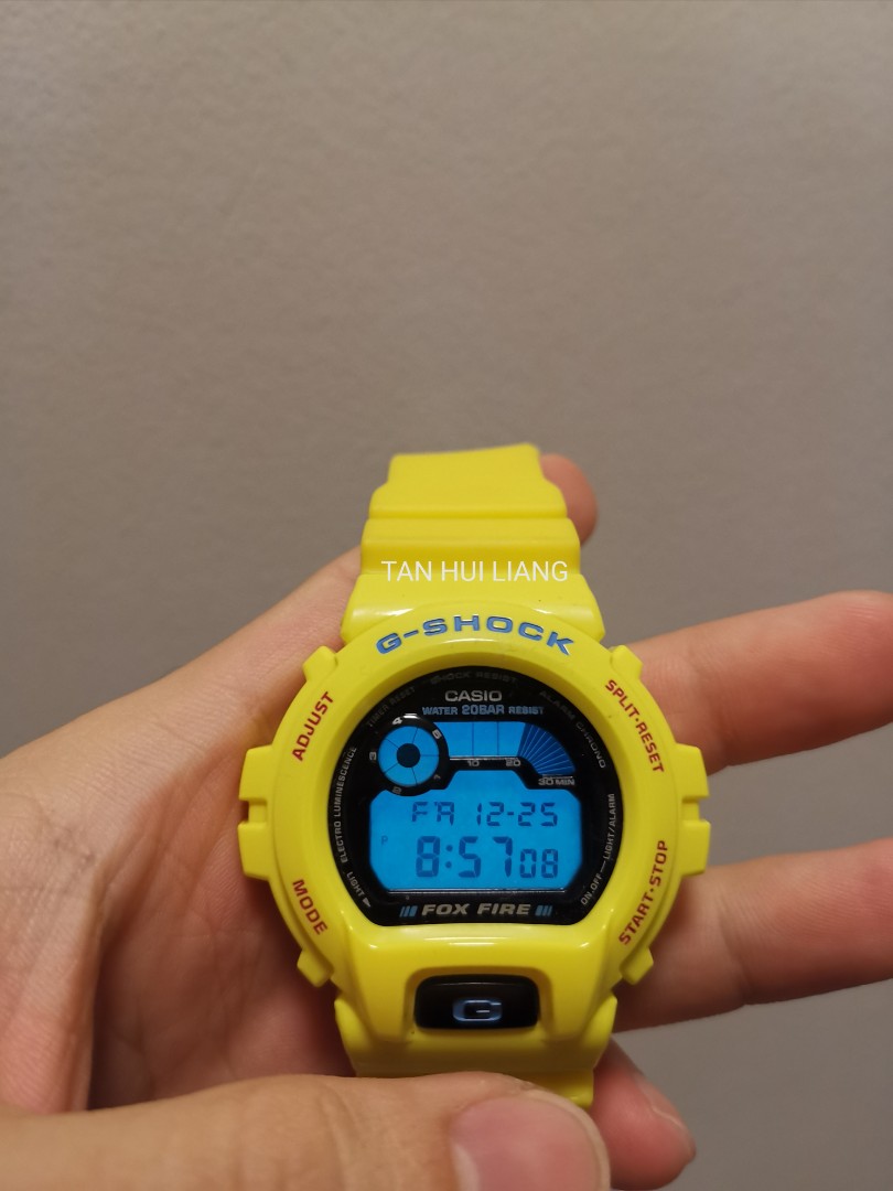 G SHOCK dw6900 fox fire module 1557 japan