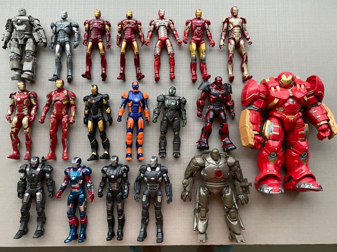Marvel Legends Iron Man MK43 & MK42 Armor with Stand 6" Action Figure Loose
