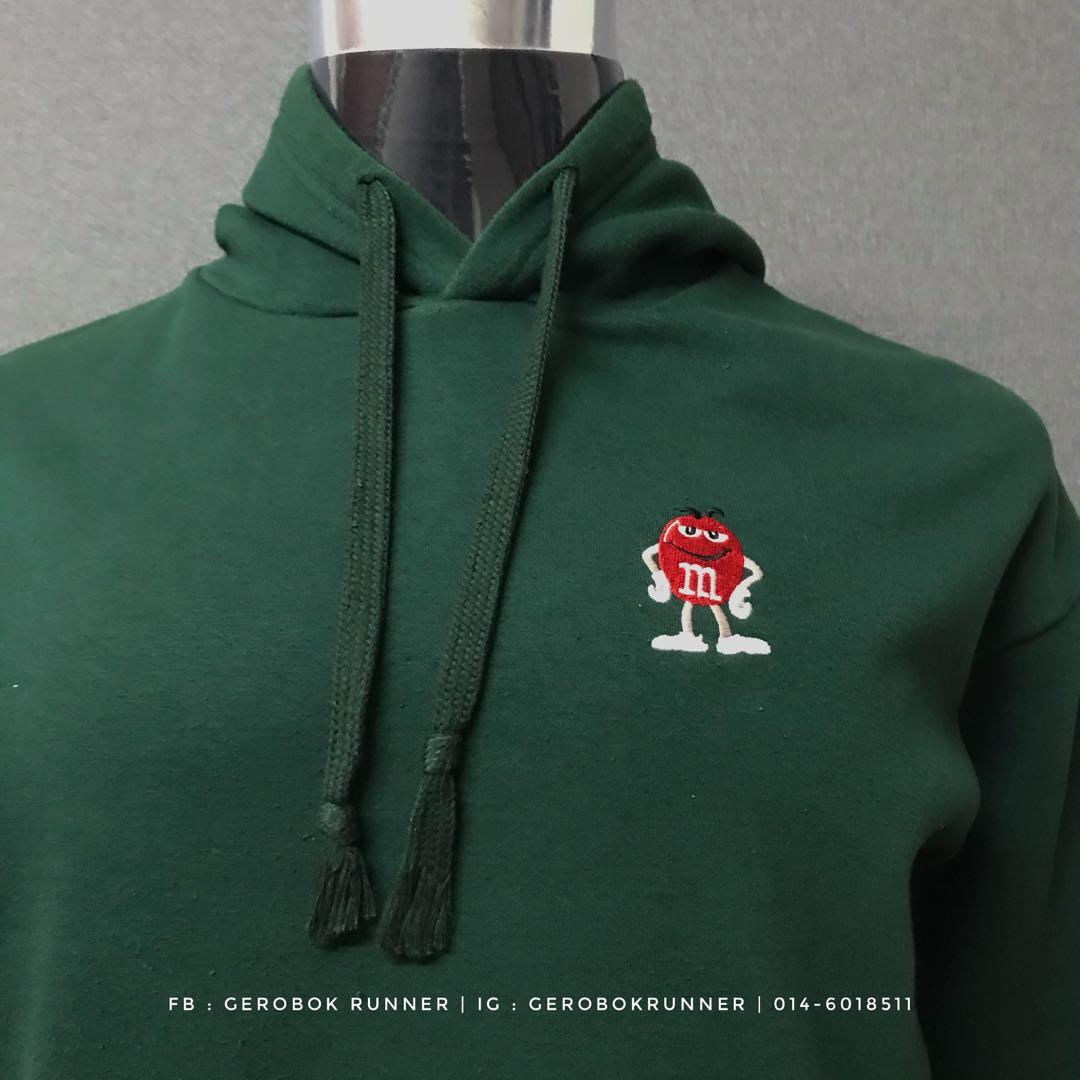 Hoodie M M Green Men s Fashion Tops Sets Hoodies on Carousell