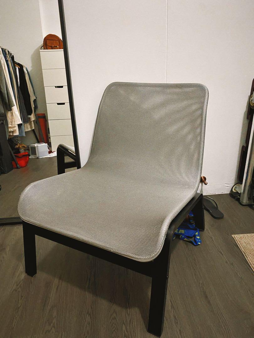 Ikea NOLMYRA Easy chair Furniture Home Living Furniture Chairs on Carousell