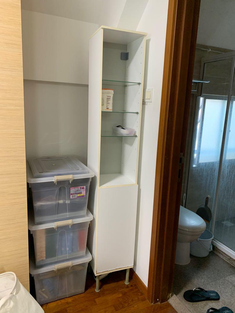 IKEA tall shelving unit, Furniture & Home Living, Furniture, Shelves, & Racks on Carousell