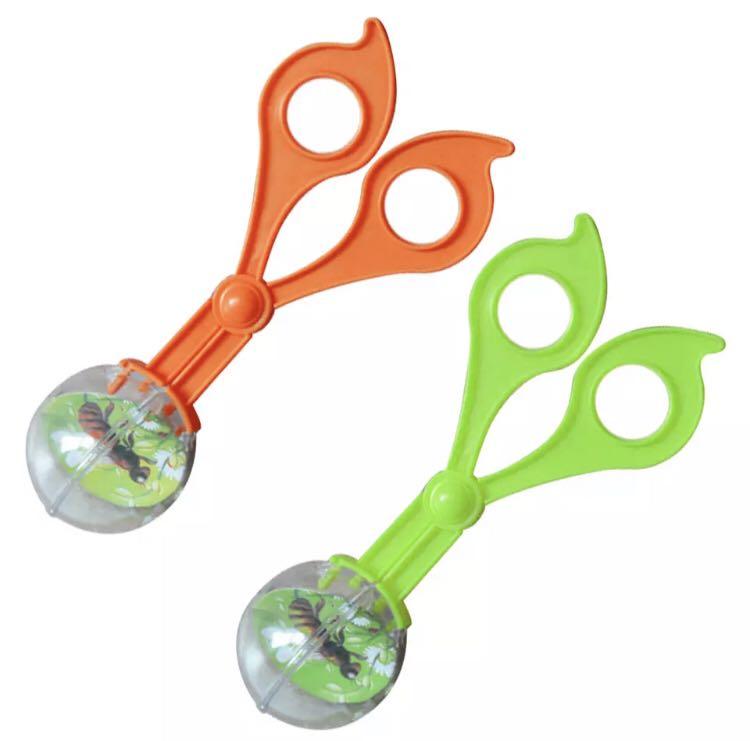 Insect trap Plastic Bug Insect Catcher Scissors Tongs Tweezers For