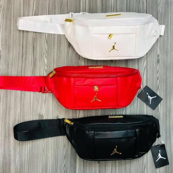 Jordan leather belt-bag on Carousell
