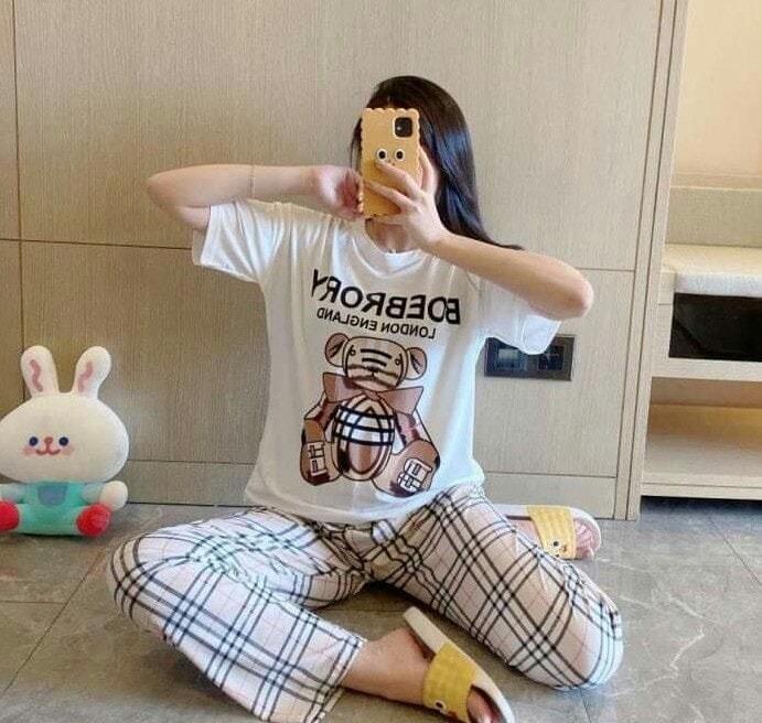 Burberry pyjamas ladies on sale