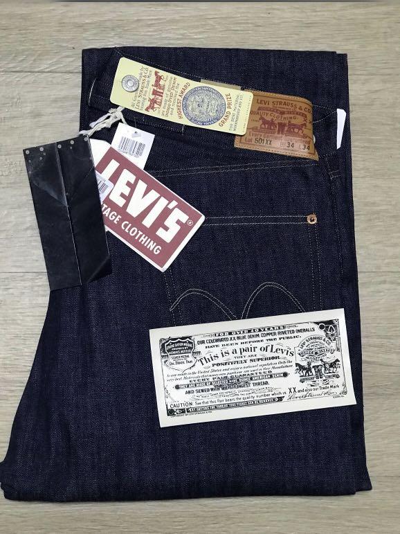 Levis LVC 501XX jeans 501 MADE IN USA Levis vintage clothing 1890 