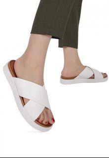London Rag White Double Strap On