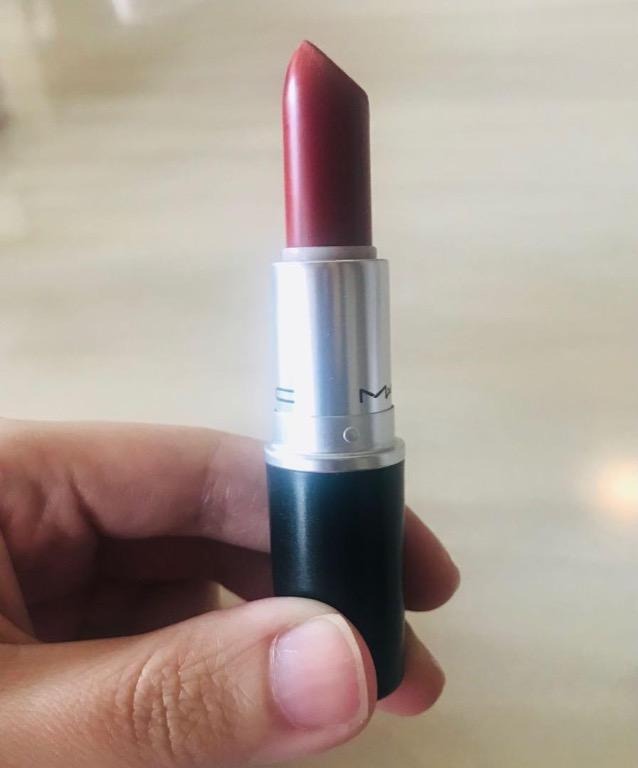 matte lipstick in chili