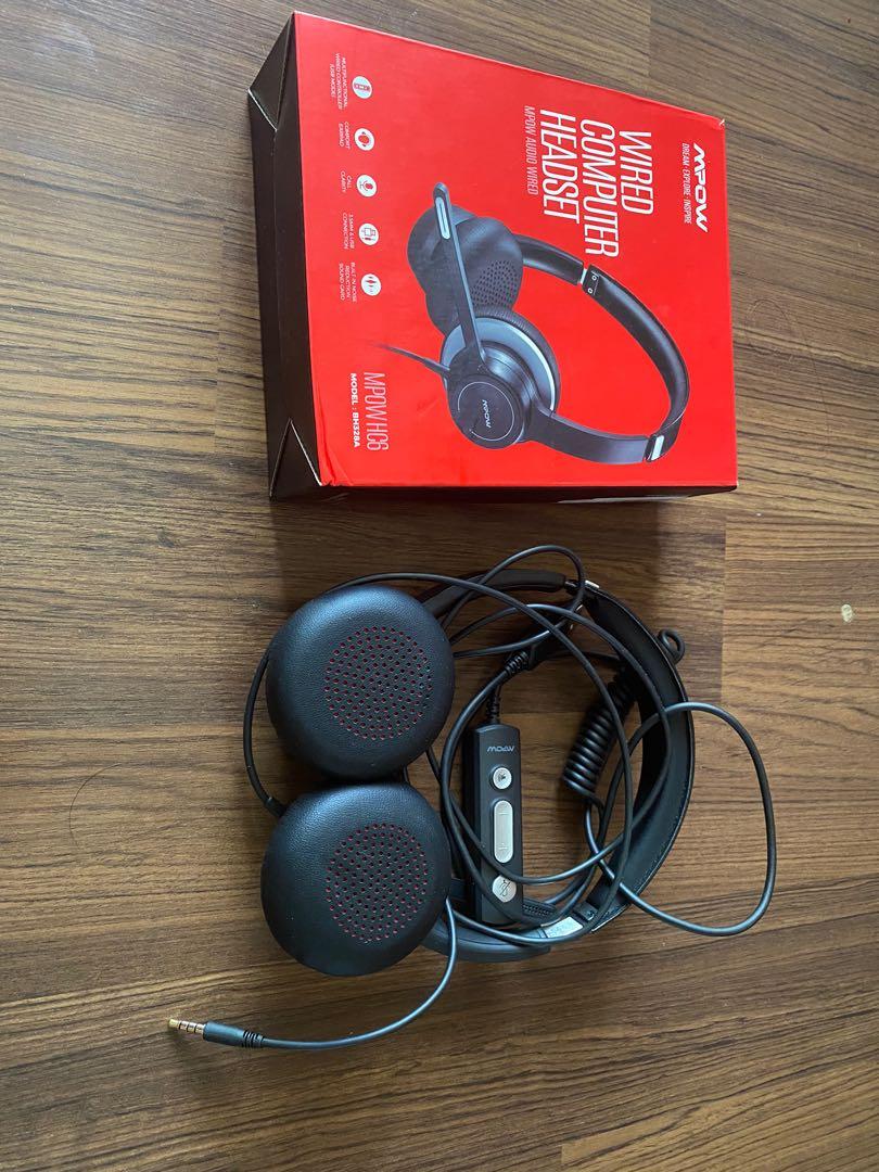 mpow hc6 usb headset with microphone