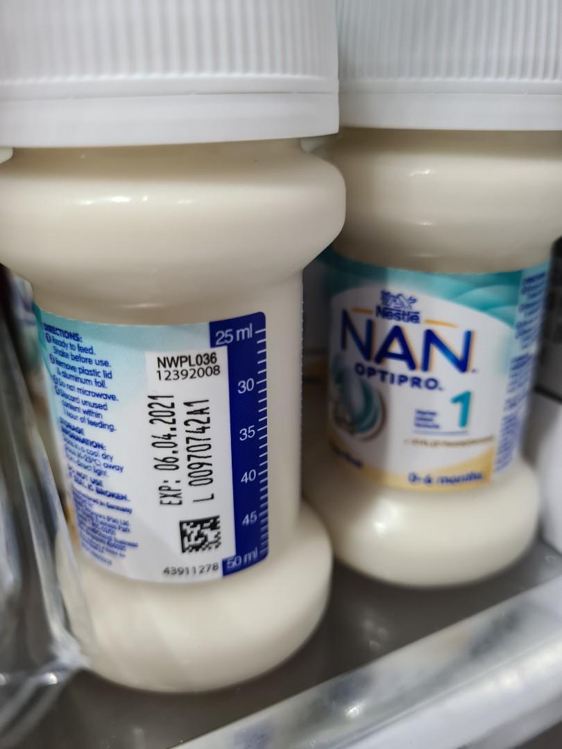 Nestle Nan Optipro 1 Ready-to-Feed Baby Milk Ready to Drink (0m+) 6 x 70ml
