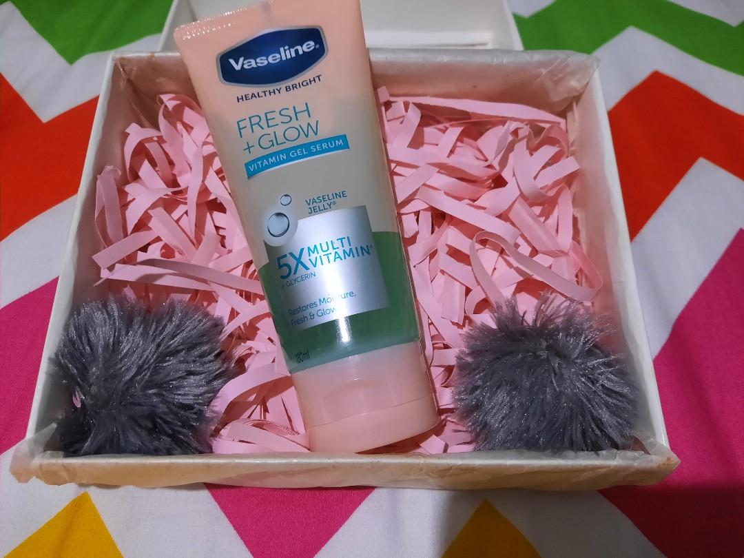 vaseline fresh glow gel serum