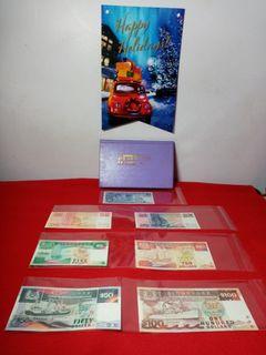 NO PRIOR chemical treatment or "washing"! Get the Original "Crispy" Pristine Singapore 'Ship' dollar series! Any Crispier You would have to get it straight off the MAS printing press
UNC 🇸🇬 3rd Gen 'Ship' series paper notes
( Open to Offer )