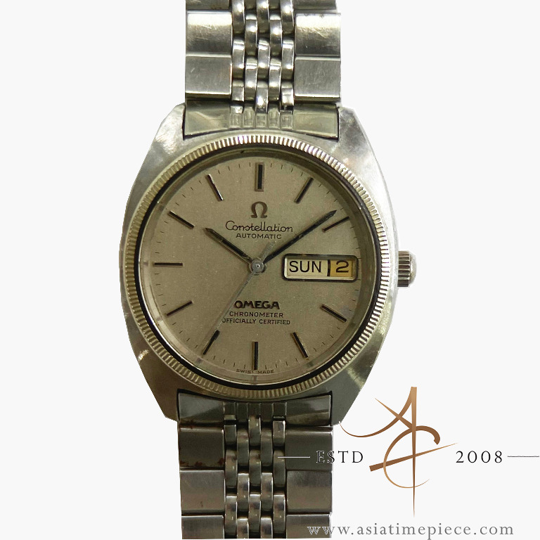Omega Constellation Chronometer Day Date Watch Luxury Watches on