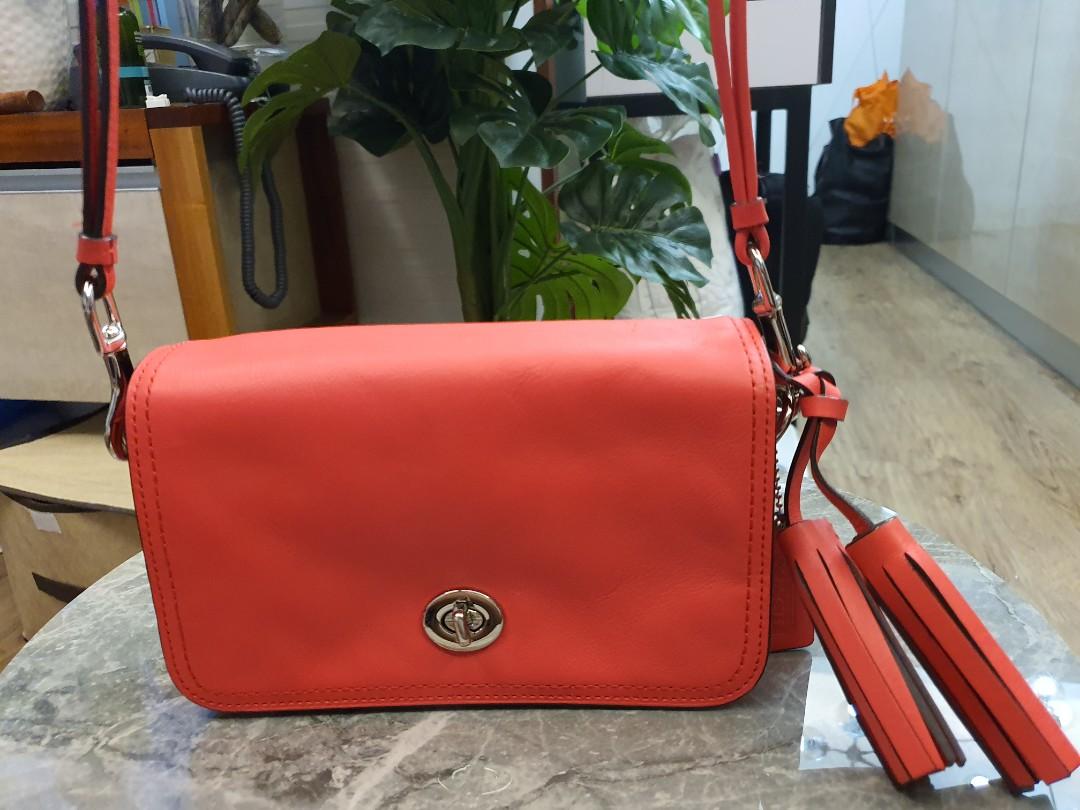 Coach coral crossbody deals bag