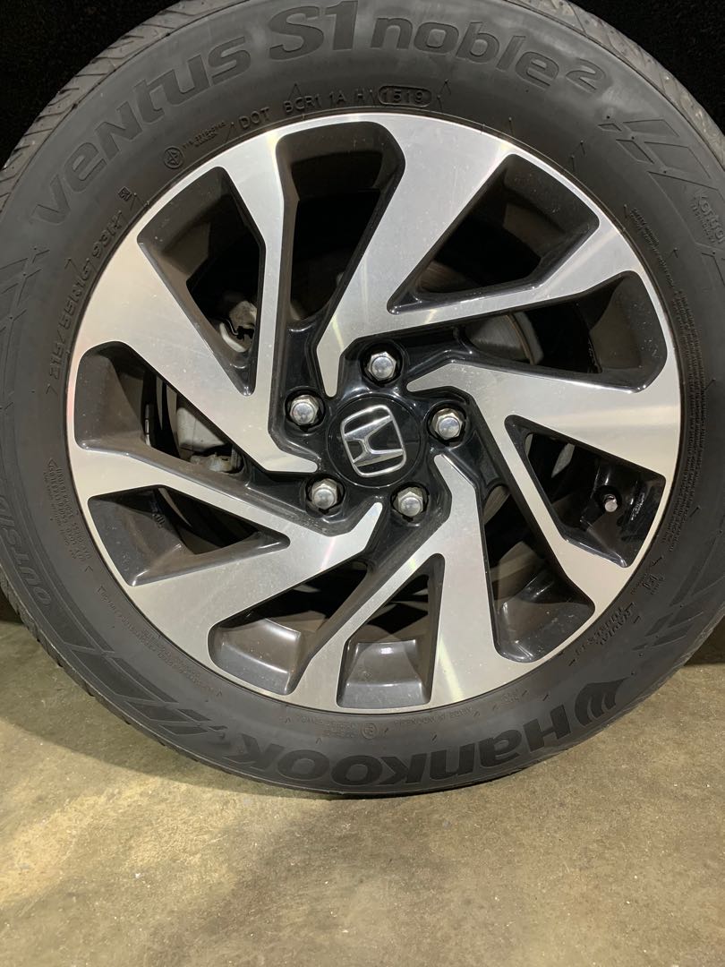 Original Honda 16” rims, Car Accessories, Tyres & Rims on Carousell