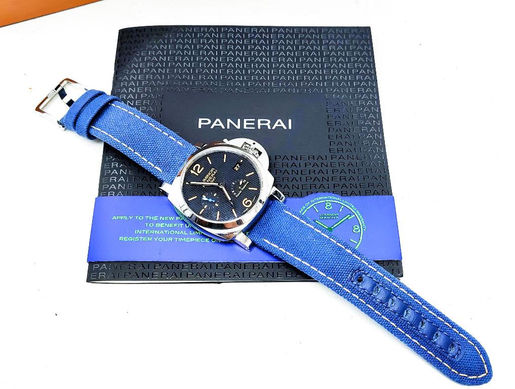 Panerai Luminor GMT Power Reserve Automatic Black Dial 42 mm Men s Watch PAM01537 NEW