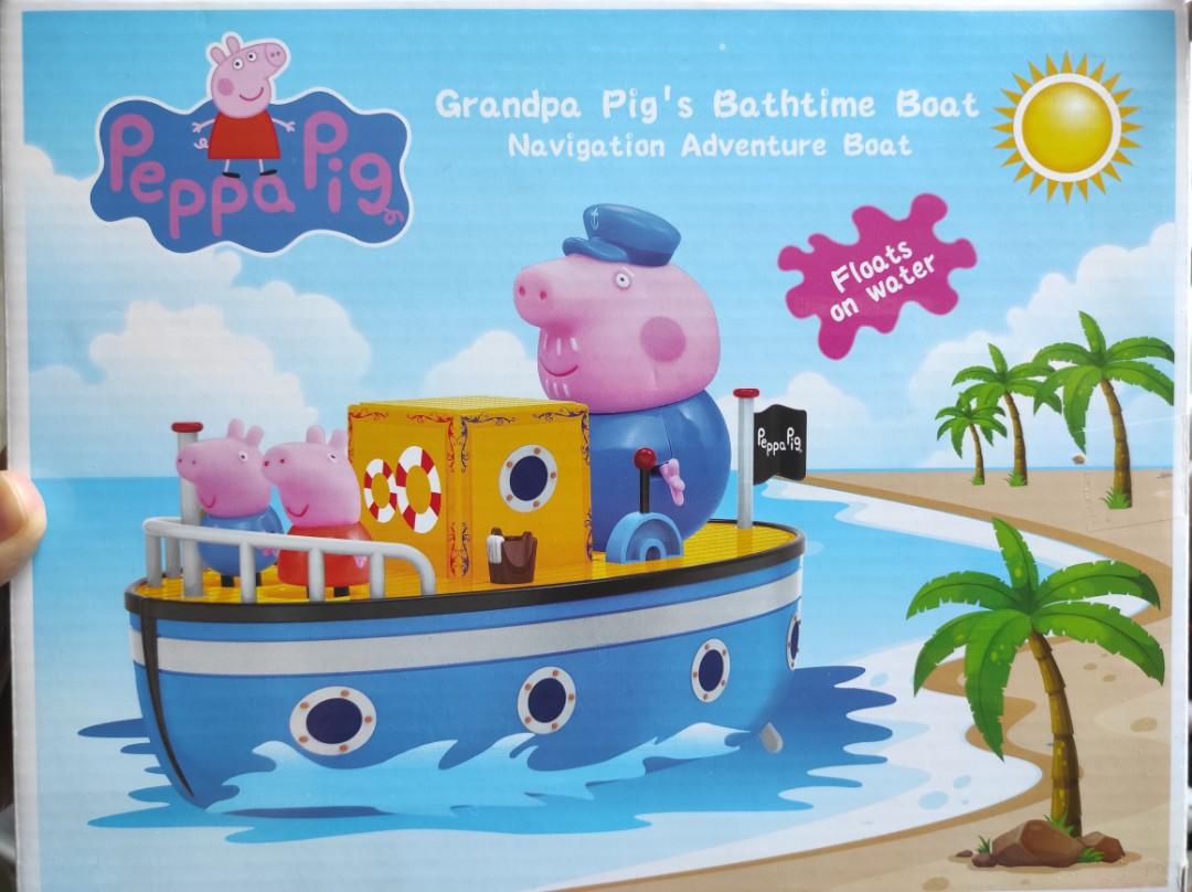 Grandpa pig's bathtime boat hotsell