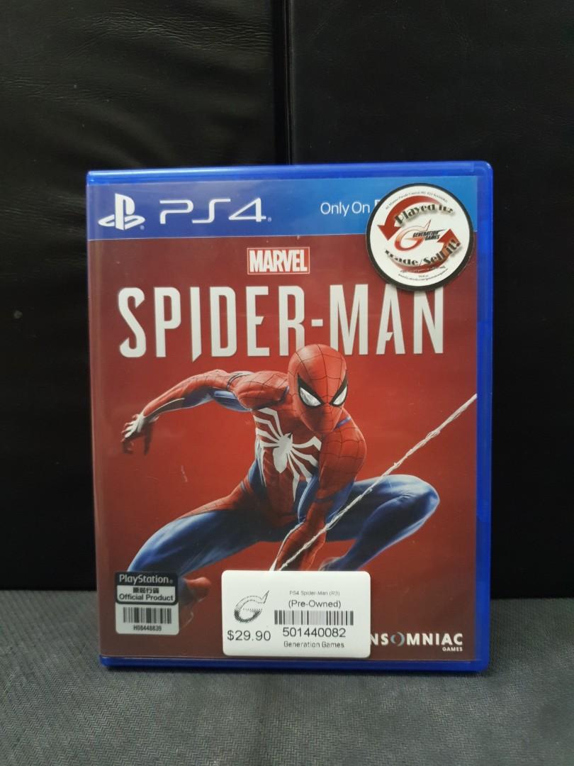 spider man used ps4