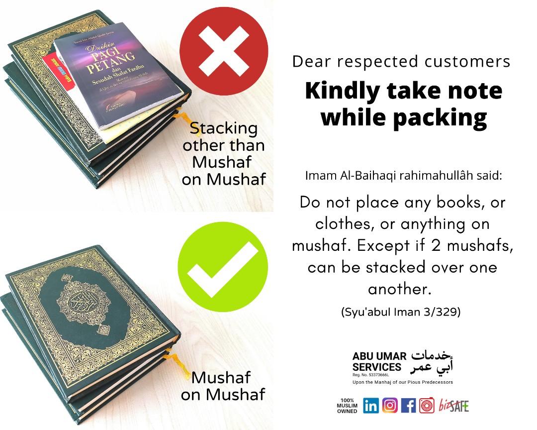 Qur'an Shredding & Disposal Service (Quran Religious Islamic Text