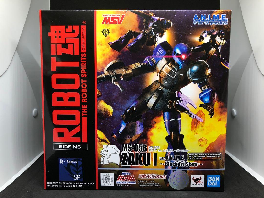 Robot 魂Anime MS -05B Zaku I Black Tri Stars 黑色三連星舊渣古 