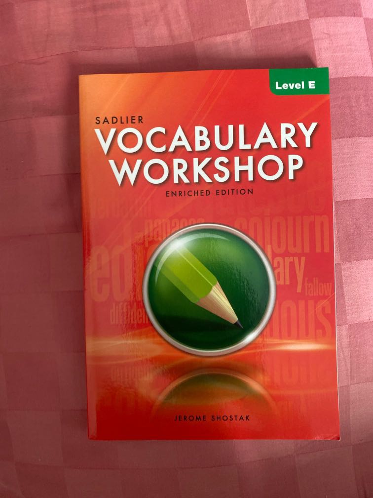 Sadlier Vocabulary Hobbies & Toys, Books & Magazines