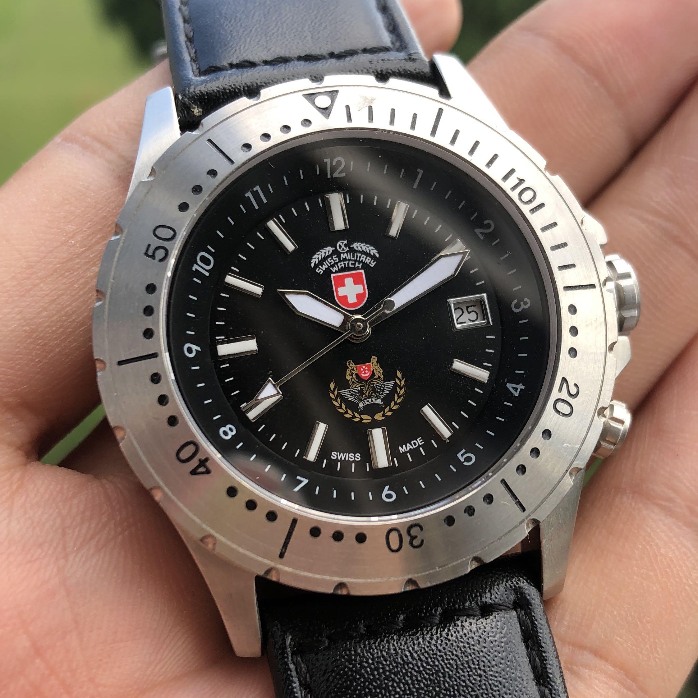 40mm SAF military watch rare singapore armed forces not www
