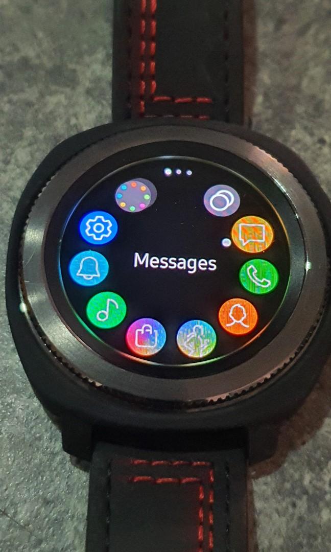 Samsung gear sport smr600 Mobile Phones Gadgets Wearables Smart Watches on Carousell