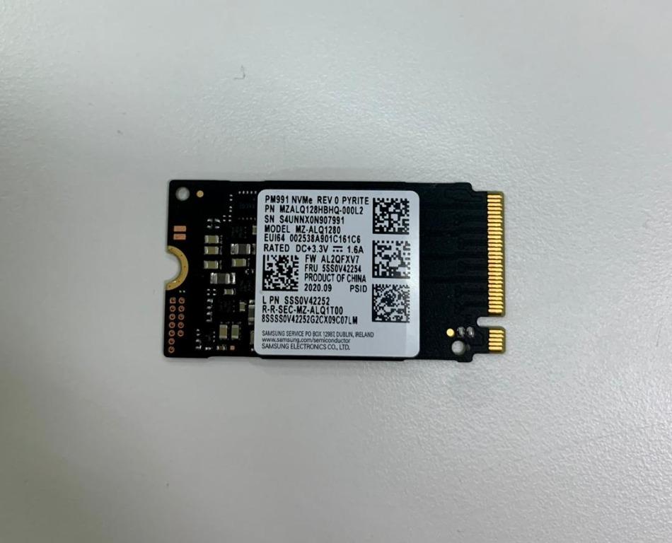 Samsung PM991 M.2 2242 NVMe SSD (128GB) PCIe Gen3 x4, Computers
